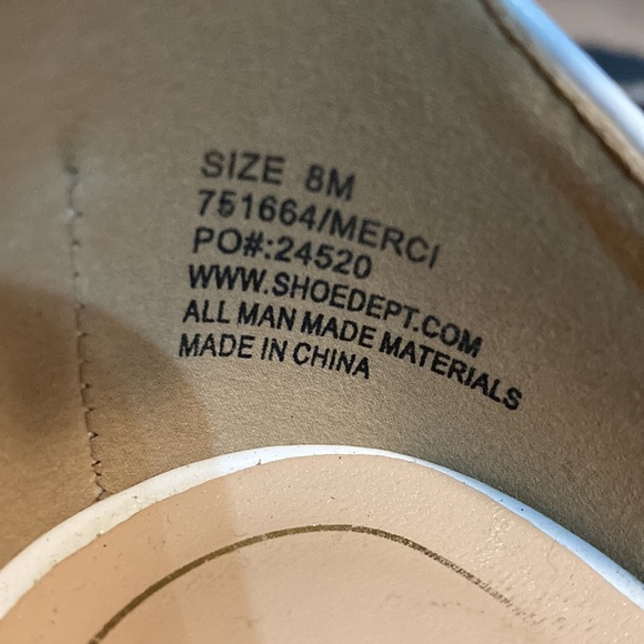 MARBELLA white ankle strap high heels - Picture 6 of 6